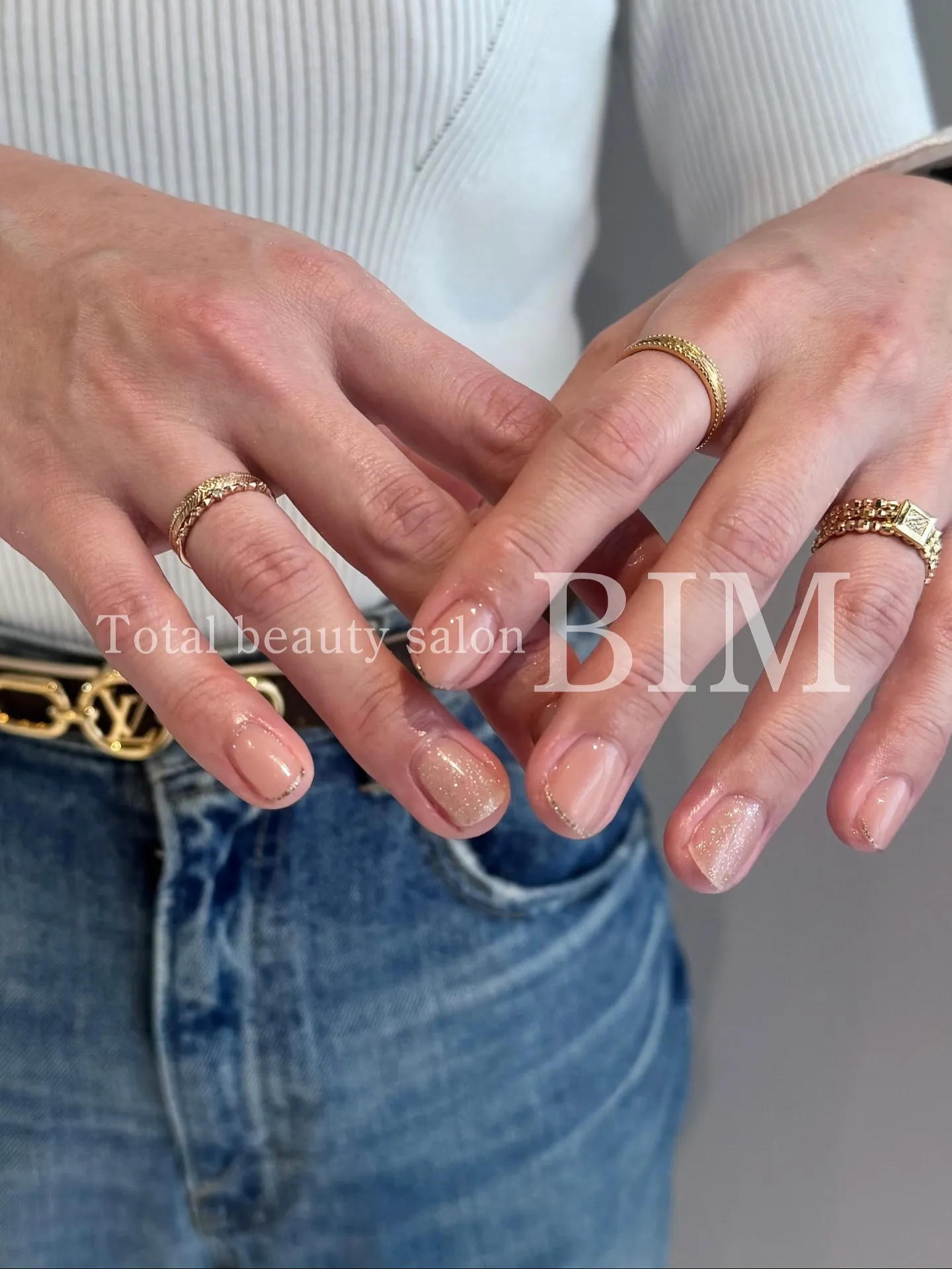 【スキニーフレンチネイル】