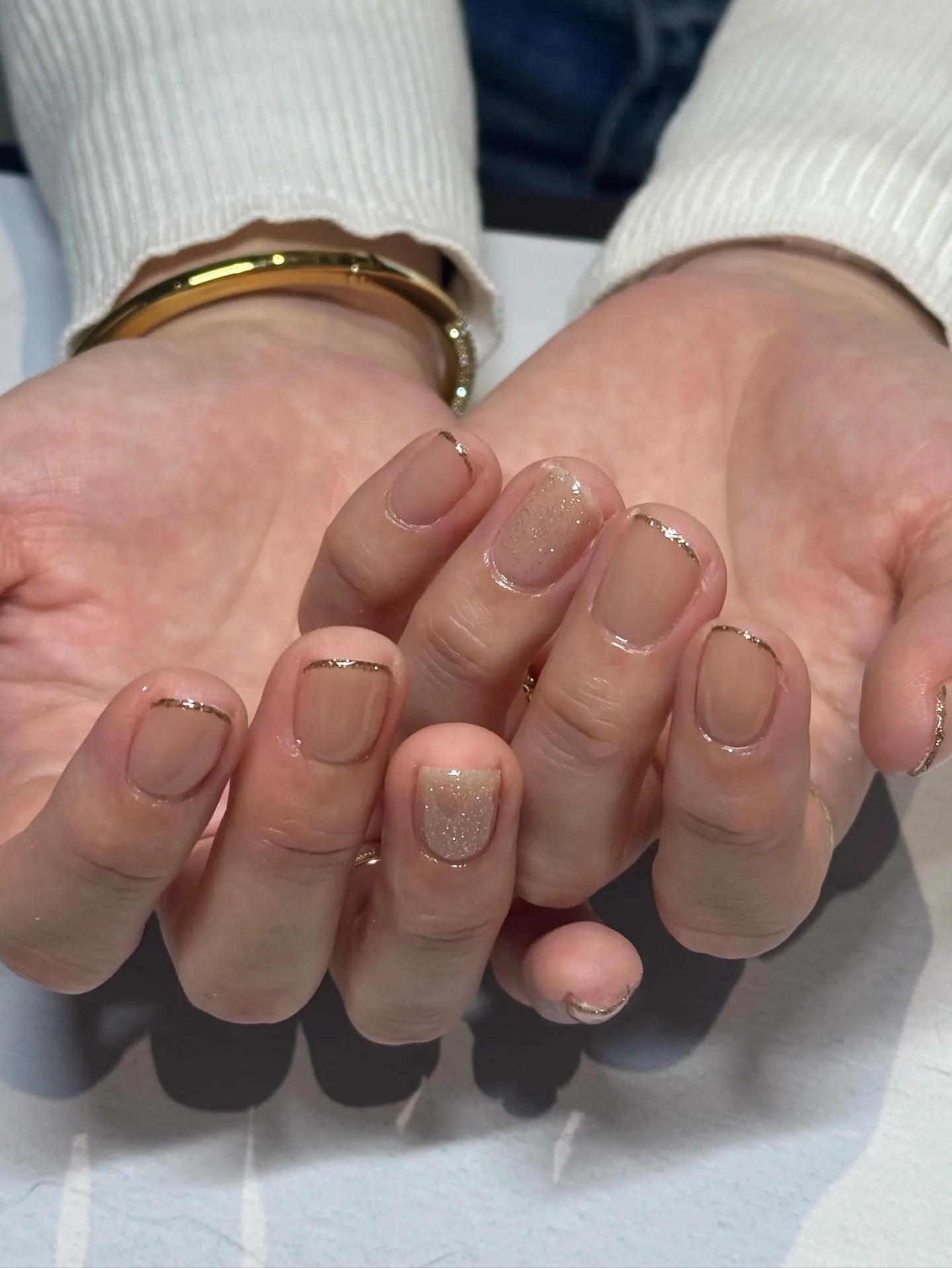 【スキニーフレンチネイル】